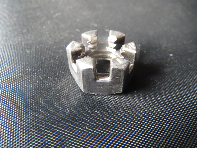 (image for) 3/8-16 SLOTTED HEX NUT PLAIN - Click Image to Close